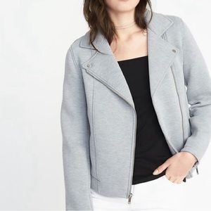 Old Navy scuba knit moto jacket